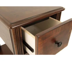 Breegin Brown End Table With Removable Tray -Furniture Promotion Series 810363185 10