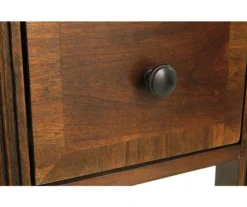 Breegin Brown End Table With Removable Tray -Furniture Promotion Series 810363185 4