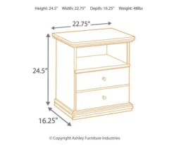 Maribel Black Nightstand -Furniture Promotion Series 810363205 5