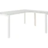 Baraga White L-Shaped Corner Desk -Furniture Promotion Series 810389269 2