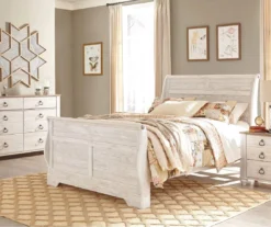 Willowton Whitewash Dresser -Furniture Promotion Series 810406134 810406135 810406136 810406133 810422732 2