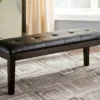 Haddigan Dark Brown Dining Bench -Furniture Promotion Series 810408909