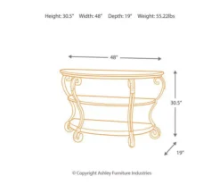 Nestor Brown Console Table -Furniture Promotion Series 810408930 4