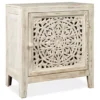 Fossil Ridge White Accent Cabinet -Furniture Promotion Series 810431483 2