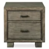 Arnett Smoky Gray Nightstand -Furniture Promotion Series 810458207 2