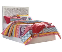 Paxberry Whitewash Carved Medallion Full Headboard -Furniture Promotion Series 810458221 5 1