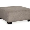 Ballinasloe Platinum Oversize Accent Ottoman
