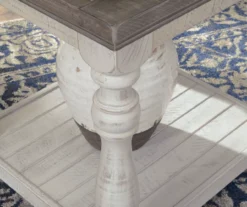 Havalance Gray & White Two-Tone End Table -Furniture Promotion Series 810458274 2