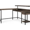 Arlenbry Gray L-Shaped Corner Desk -Furniture Promotion Series 810485152 3