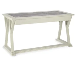 Jonileene White-Gray Desk -Furniture Promotion Series 810485166 3