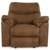 Boxberg Bark Faux Leather Rocker Recliner