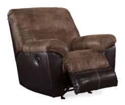 Follett Coffee Faux Leather Rocker Recliner -Furniture Promotion Series 810519692 1