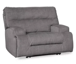 Coombs Charcoal Wide Seat Power Recliner -Furniture Promotion Series 810519706 1