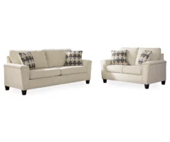 Abinger Cream Loveseat -Furniture Promotion Series 810519727 810519731 2