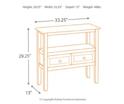 Abbonto 2-Drawer Accent Table -Furniture Promotion Series 810542284 3