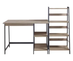 Soho 2-Piece Home Office Desk & Bookshelf Set -Furniture Promotion Series 810542285 4