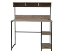 Daylicrew 2-Shelf Home Office Desk & Hutch 14 Daylicrew 2-Shelf Home Office Desk & Hutch -Furniture Promotion Series 810542286 5