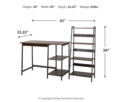 Soho 2-Piece Wooden Desk & Bookcase Set 12 Soho 2-Piece Wooden Desk & Bookcase Set -Furniture Promotion Series 810542289 3