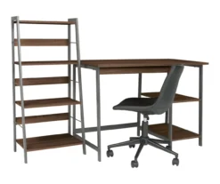 Soho 2-Piece Wooden Desk & Bookcase Set 14 Soho 2-Piece Wooden Desk & Bookcase Set -Furniture Promotion Series 810542289 5