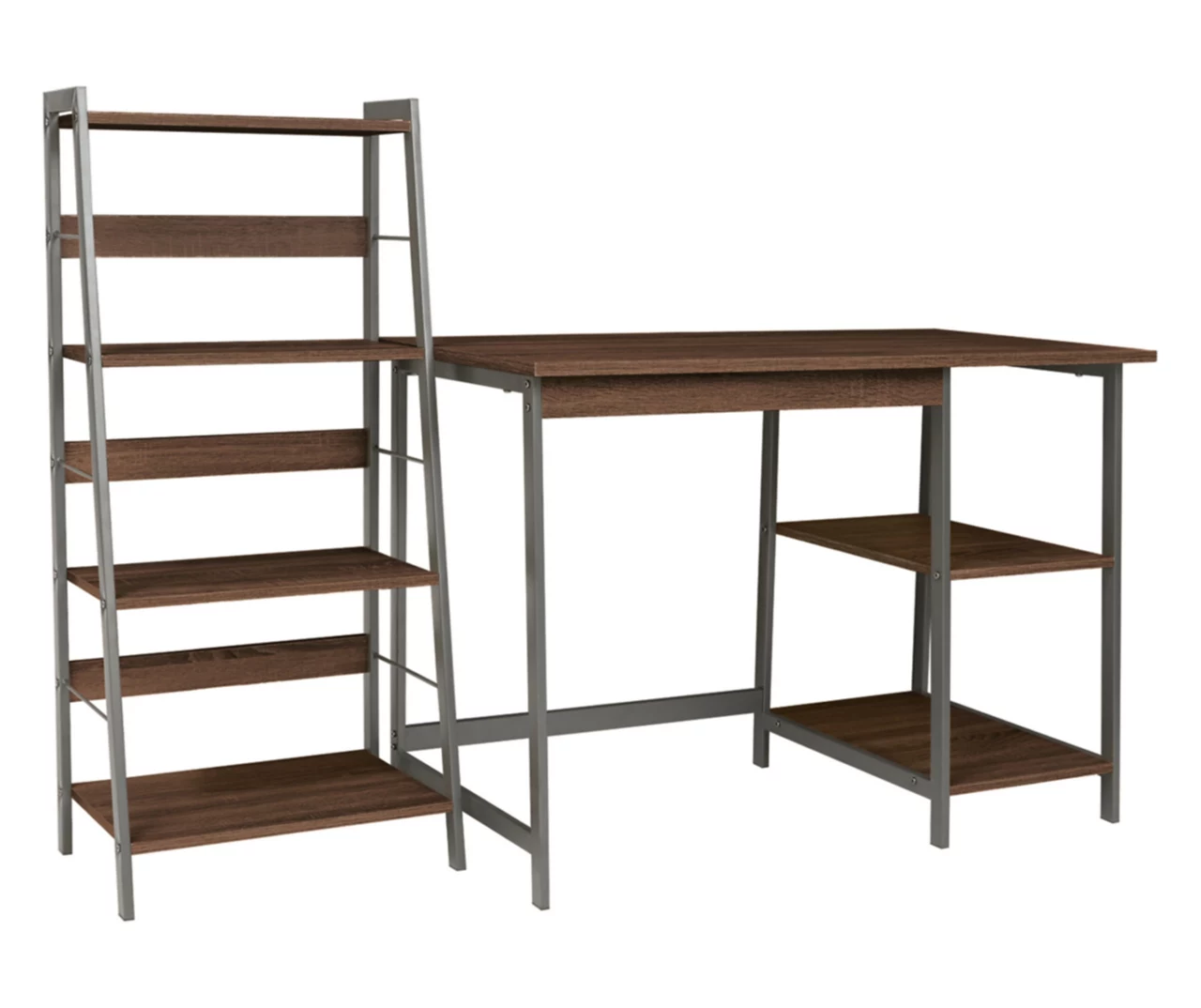 Soho 2-Piece Wooden Desk & Bookcase Set 3 Soho 2-Piece Wooden Desk & Bookcase Set