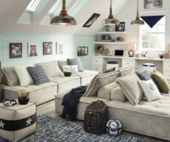 Bales Checkered Taupe Upholstered Accent Chair -Furniture Promotion Series 810542299 15