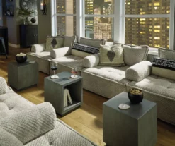 Bales Checkered Taupe Upholstered Accent Chair -Furniture Promotion Series 810542299 16