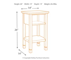 Signature Design By Ashley Marnville Accent Table With USB Ports -Furniture Promotion Series 810542307 3