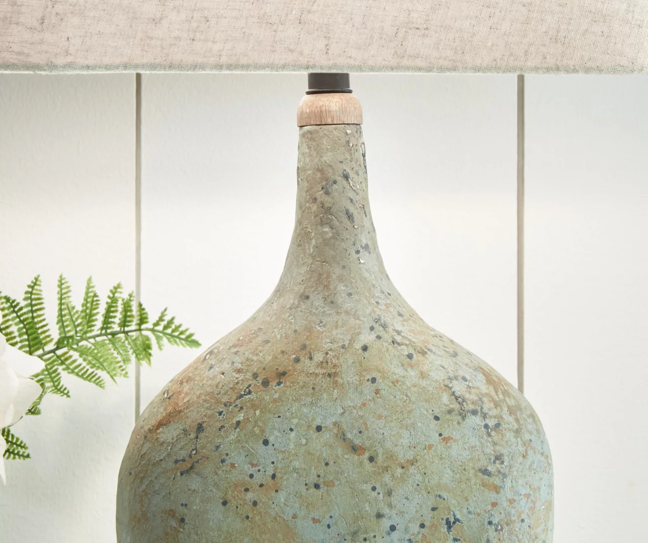 Sage Speckled Maribeth Paper Table Lamp, 2-Pack 4 Sage Speckled Maribeth Paper Table Lamp, 2-Pack - Image 3