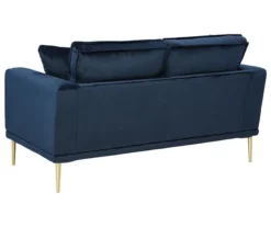 Macleary Navy Loveseat -Furniture Promotion Series 810573760 3 1