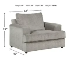 Signature Design By Ashley Soletren Oversized Armchair -Furniture Promotion Series 810587413 21