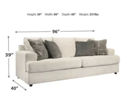 Soletren Stone Queen Sleeper Sofa -Furniture Promotion Series 810587415 8 1