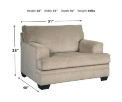 Signature Design By Ashley Dorsten Oversized Armchair -Furniture Promotion Series 810587466 3