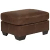 Bladen Coffee Faux Leather Ottoman -Furniture Promotion Series 810587480 1 1