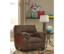 Signature Design By Ashley Bladen Faux Leather Armchair -Furniture Promotion Series 810587481 1 1