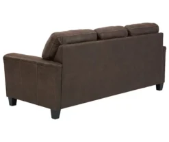 Signature Design By Ashley Navi Faux Leather Sofa -Furniture Promotion Series 810587483 3