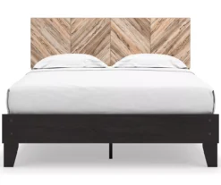 Piperton Black Queen Platform Bed Base -Furniture Promotion Series 810591748 810591749 4 1