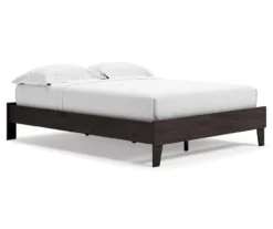 Piperton Black Queen Platform Bed Base -Furniture Promotion Series 810591749 2