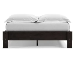 Piperton Black Queen Platform Bed Base -Furniture Promotion Series 810591749 3