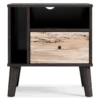 Piperton Black Nightstand
