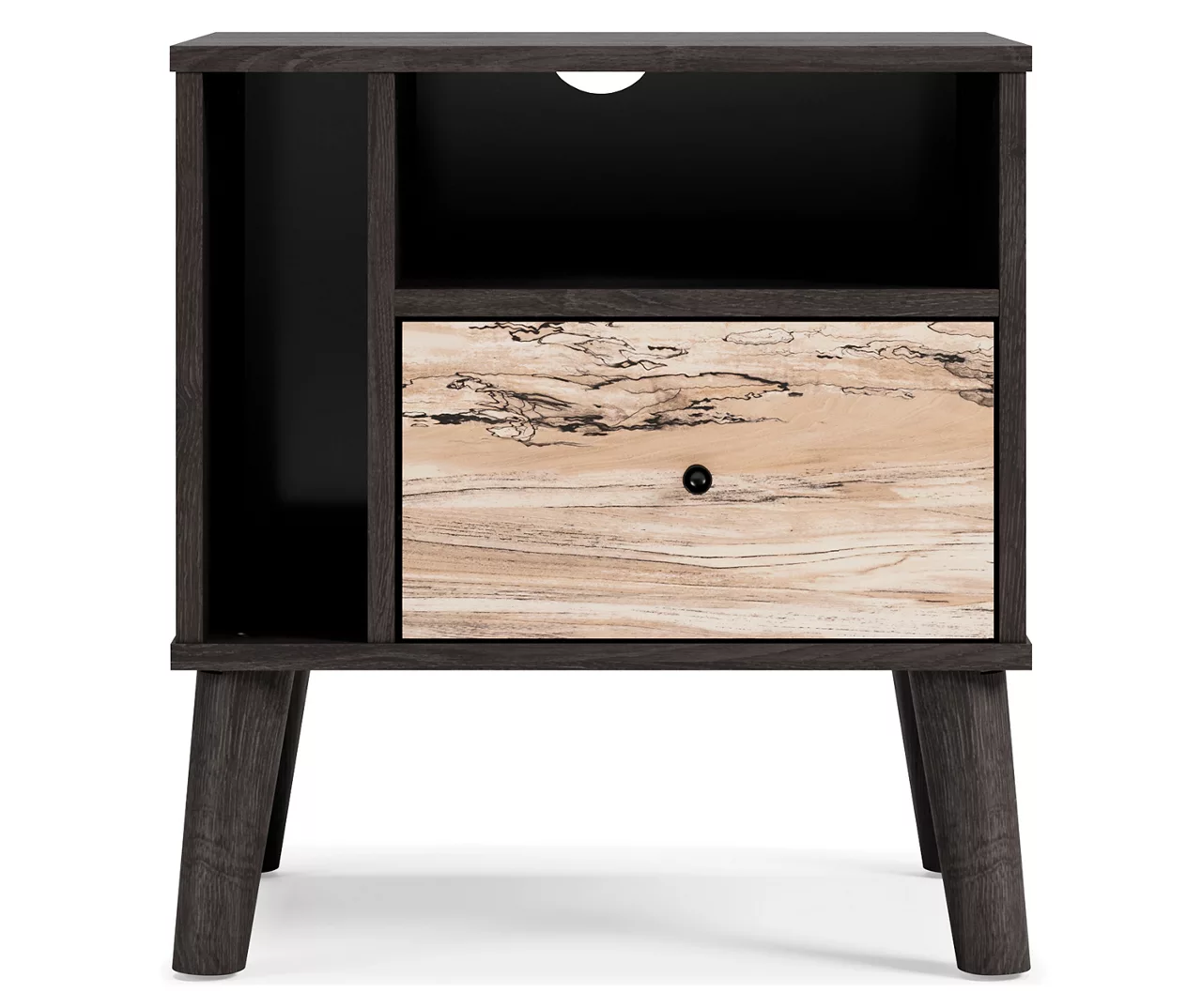 Piperton Black Nightstand 2 Piperton Black Nightstand