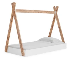 Piperton White Twin Tent Bed -Furniture Promotion Series 810591759 1