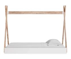 Piperton White Twin Tent Bed -Furniture Promotion Series 810591759 6