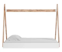 Piperton White Twin Tent Bed -Furniture Promotion Series 810591759 7