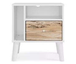 Piperton White Nightstand
