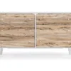 Piperton White 6-Drawer Dresser