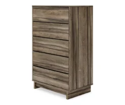 Shallifer Brown 5-Drawer Storage Chest -Furniture Promotion Series 810591841 1