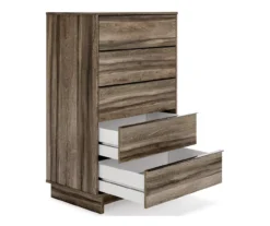 Shallifer Brown 5-Drawer Storage Chest -Furniture Promotion Series 810591841 2