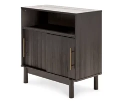 Brymont Dark Gray Sliding Door Accent Cabinet -Furniture Promotion Series 810591843 1