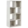 Paxberry Whitewash 8-Cube Storage Organizer