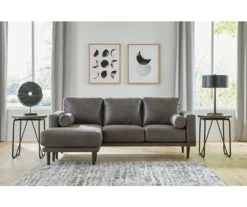 Signature Design By Ashley Arroyo Faux Leather Sofa Chaise -Furniture Promotion Series 810594573 5